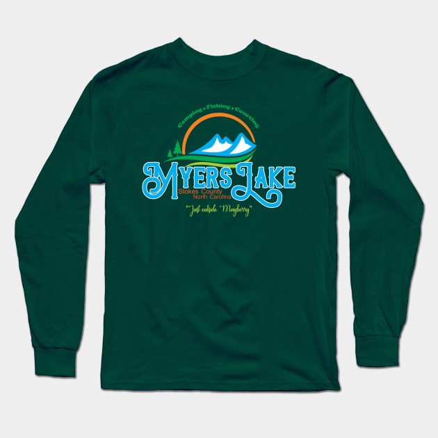 Myers Lake Long Sleeve T-Shirt by MonkeyKing